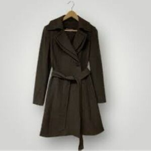 All Saints Isabella Double Breasted Trench Coat